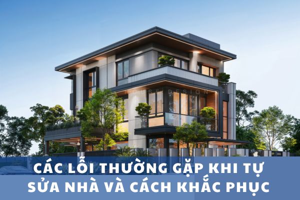 Các lỗi thường gặp khi tự sửa nhà và cách khắc phục