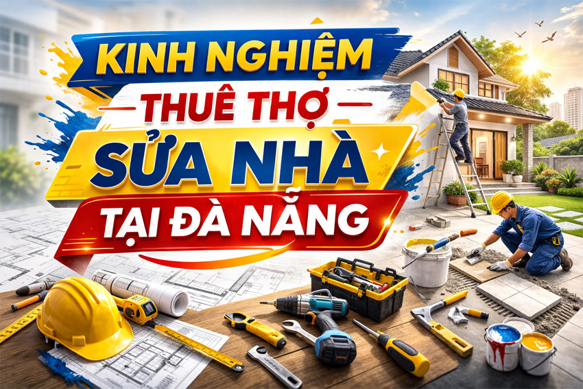 Kinh nghiệm thuê thợ sửa nhà tại Đà Nẵng bạn nhất định phải biết